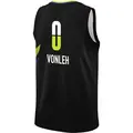 Men's Aaronette Vonleh ＃0 Rebel Edition Victory Black Dallas Wings 2023 Jersey