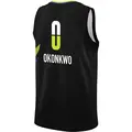 Men's Amy Okonkwo ＃0 Rebel Edition Victory Black Dallas Wings 2023 Jersey