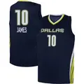 Men's Aziaha James ＃10 Explorer Edition Victory Navy Dallas Wings 2021 Jersey