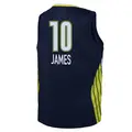 Men's Aziaha James ＃10 Explorer Edition Victory Navy Dallas Wings 2021 Jersey