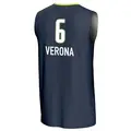 Men's Costanza Verona ＃6 Replica Navy Dallas Wings Lightweight Jersey