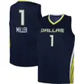 Men's Diamond Miller ＃1 Explorer Edition Victory Navy Dallas Wings 2021 Jersey