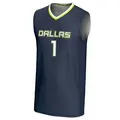 Men's Diamond Miller ＃1 Replica Navy Dallas Wings Lightweight Jersey