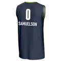 Men's Karlie Samuelson ＃0 Replica Navy Dallas Wings Lightweight Jersey
