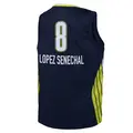 Men's Lou Lopez Senechal ＃8 Explorer Edition Victory Navy Dallas Wings 2021 Jersey