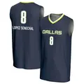 Men's Lou Lopez Senechal ＃8 Replica Navy Dallas Wings Lightweight Jersey