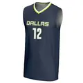 Men's Mikiah Herbert Harrigan ＃12 Replica Navy Dallas Wings Lightweight Jersey