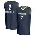 Men's Myisha Hines-Allen ＃2 Replica Navy Dallas Wings Lightweight Jersey