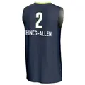 Men's Myisha Hines-Allen ＃2 Replica Navy Dallas Wings Lightweight Jersey