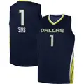 Men's Odyssey Sims ＃1 Explorer Edition Victory Navy Dallas Wings 2021 Jersey