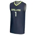 Men's Sevgi Uzun ＃1 Replica Navy Dallas Wings Lightweight Jersey