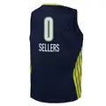 Men's Shyanne Sellers ＃0 Explorer Edition Victory Navy Dallas Wings 2021 Jersey