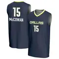 Men's Teaira McCowan ＃15 Replica Navy Dallas Wings Lightweight Jersey
