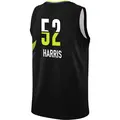Men's Tyasha Harris ＃52 Rebel Edition Victory Black Dallas Wings 2023 Jersey