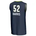 Men's Tyasha Harris ＃52 Replica Navy Dallas Wings Lightweight Jersey