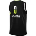 Men's Zee Spearman ＃0 Rebel Edition Victory Black Dallas Wings 2023 Jersey