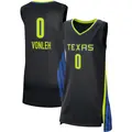 Women's Aaronette Vonleh ＃0 Rebel Edition Victory Black Dallas Wings 2021 Jersey