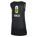 Women's Aaronette Vonleh ＃0 Rebel Edition Victory Black Dallas Wings 2023 Jersey