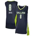 Women's Alanna Smith ＃8 Explorer Edition Victory Navy Dallas Wings 2021 Jersey
