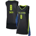 Women's Alanna Smith ＃8 Rebel Edition Victory Black Dallas Wings 2021 Jersey