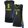 Women's Amy Okonkwo ＃0 Rebel Edition Victory Black Dallas Wings 2021 Jersey