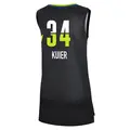 Women's Awak Kuier ＃34 Rebel Edition Victory Black Dallas Wings 2023 Jersey