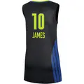 Women's Aziaha James ＃10 Rebel Edition Victory Black Dallas Wings 2021 Jersey