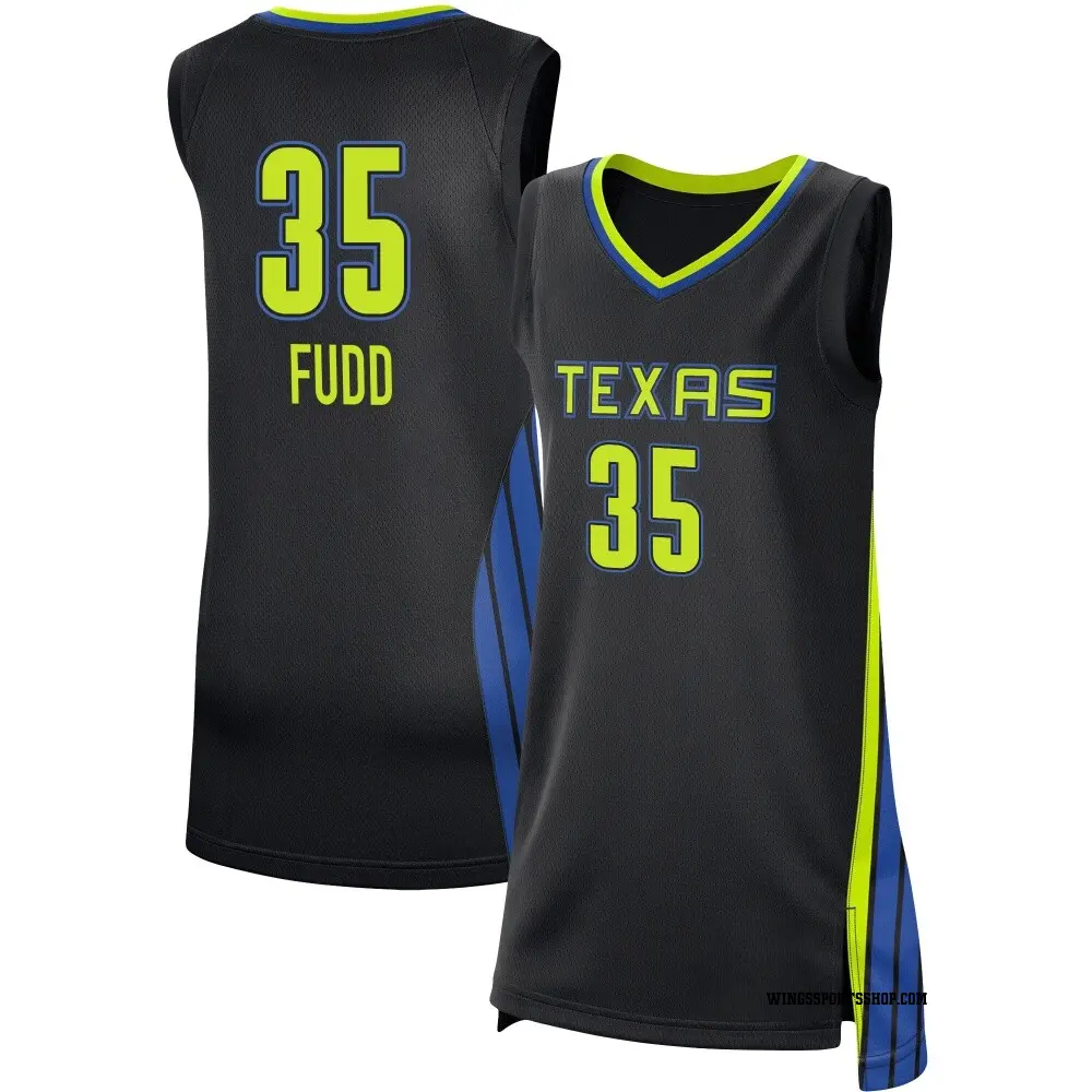 Women's Azzi Fudd ＃35 Rebel Edition Victory Black Dallas Wings 2021 Jersey