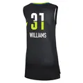 Women's Christyn Williams ＃31 Rebel Edition Victory Black Dallas Wings 2023 Jersey