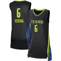 Women's Costanza Verona ＃6 Rebel Edition Victory Black Dallas Wings 2021 Jersey