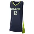 Women's Dulcy Fankam Mendjiadeu ＃12 Explorer Edition Victory Navy Dallas Wings 2021 Jersey