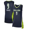 Women's Grace Berger ＃9 Explorer Edition Victory Navy Dallas Wings 2021 Jersey