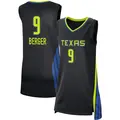 Women's Grace Berger ＃9 Rebel Edition Victory Black Dallas Wings 2021 Jersey