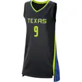 Women's Grace Berger ＃9 Rebel Edition Victory Black Dallas Wings 2021 Jersey