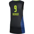 Women's Grace Berger ＃9 Rebel Edition Victory Black Dallas Wings 2021 Jersey