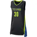 Women's Haley Jones ＃30 Rebel Edition Victory Black Dallas Wings 2021 Jersey