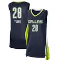 Women's Li Yueru ＃28 Explorer Edition Victory Navy Dallas Wings 2021 Jersey