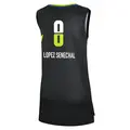 Women's Lou Lopez Senechal ＃8 Rebel Edition Victory Black Dallas Wings 2023 Jersey