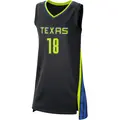 Women's Luisa Geiselsoder ＃18 Rebel Edition Victory Black Dallas Wings 2021 Jersey