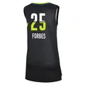 Women's McKenzie Forbes ＃25 Rebel Edition Victory Black Dallas Wings 2023 Jersey