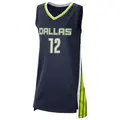 Women's Mikiah Herbert Harrigan ＃12 Explorer Edition Victory Navy Dallas Wings 2021 Jersey