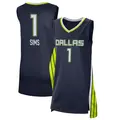 Women's Odyssey Sims ＃1 Explorer Edition Victory Navy Dallas Wings 2021 Jersey