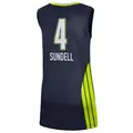 Women's Serena Sundell ＃4 Explorer Edition Victory Navy Dallas Wings 2021 Jersey