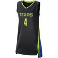 Women's Serena Sundell ＃4 Rebel Edition Victory Black Dallas Wings 2021 Jersey