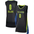 Women's Shyanne Sellers ＃0 Rebel Edition Victory Black Dallas Wings 2021 Jersey