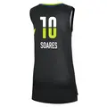 Women's Stephanie Soares ＃10 Rebel Edition Victory Black Dallas Wings 2023 Jersey