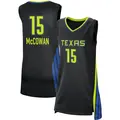Women's Teaira McCowan ＃15 Rebel Edition Victory Black Dallas Wings 2021 Jersey