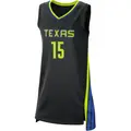 Women's Teaira McCowan ＃15 Rebel Edition Victory Black Dallas Wings 2021 Jersey