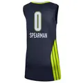 Women's Zee Spearman ＃0 Explorer Edition Victory Navy Dallas Wings 2021 Jersey