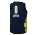 Youth Aaronette Vonleh ＃0 Explorer Edition Victory Navy Dallas Wings 2021 Jersey